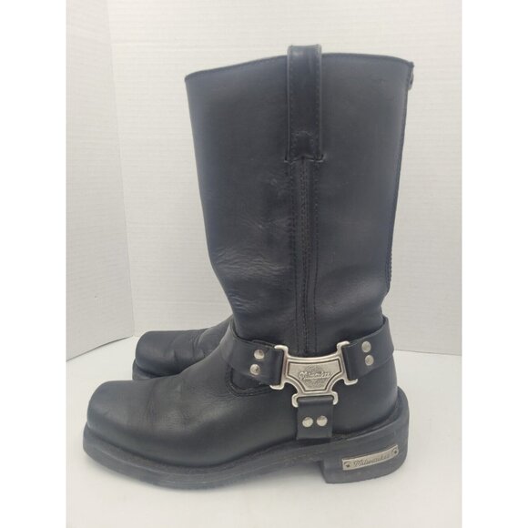 Milwaukee Motorcycle Clothing Women's Harness Motorcycle Boot - MB210 size 8.5 - Picture 5 of 13